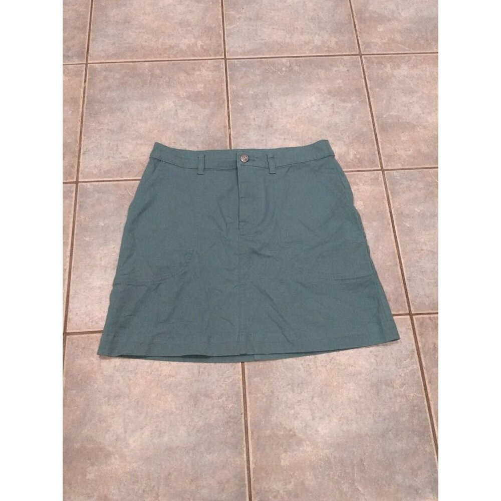 Womens Patagonia Skirt Organic Cotton Gray Size 8 Casual